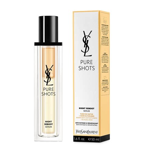 ysl pure shots night reboot serum stores|YSL pure shots hydra bounce.